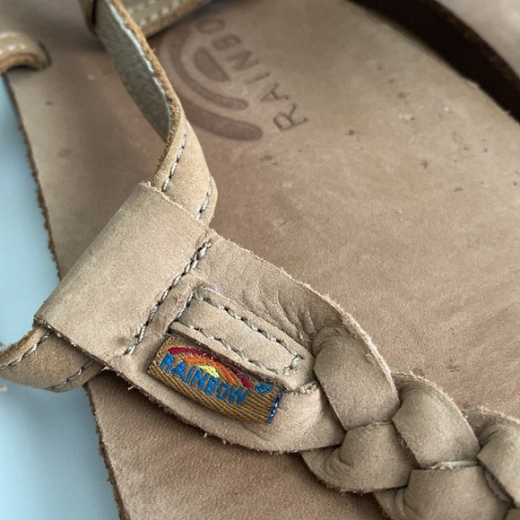 Rainbow Braided Toe Sandal Size XL 8.5 - Picture 3 of 9